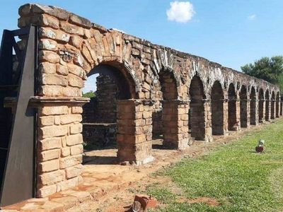 Concluye restauración del arco 19 en la Misión Jesuítica de Santísima Trinidad