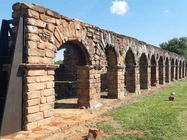 Concluye restauración del arco 19 en la Misión Jesuítica de Santísima Trinidad