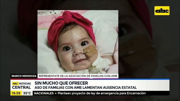 Desde asociación de familias con atrofia muscular espinal aseguran que el Estado no les ofrece absolutamente nada - Nacionales - ABC Color