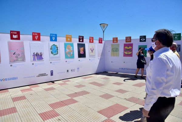 Mural sobre Objetivos de Desarrollo Sostenible en la Costanera - Nacionales - ABC Color