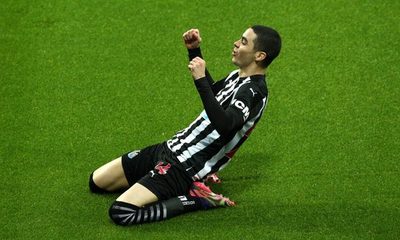 Gol de Miguel Almirón en la victoria de Newcastle sobre Albion