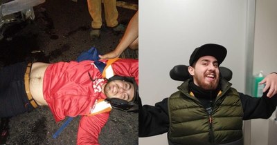 La Nación / Un borracho lo chocó y dejó tetrapléjico: hoy pide justicia y clama por conciencia ciudadana