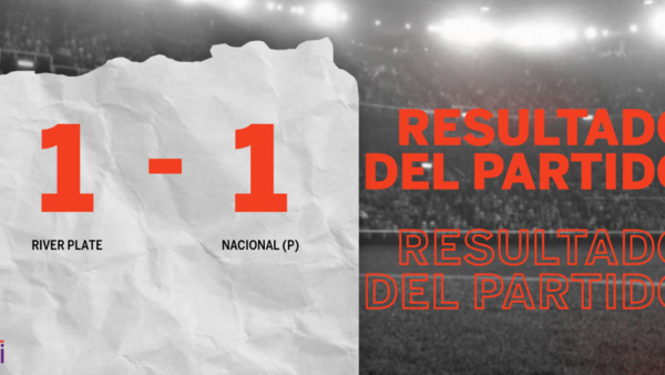 River Plate y Nacional (P) se repartieron los puntos en un 1 a 1
