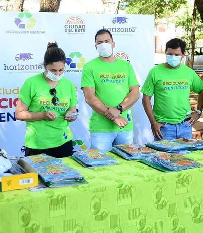 Con apoyo de Horizonte, comuna inicia plan piloto “En CDE Reciclamos”