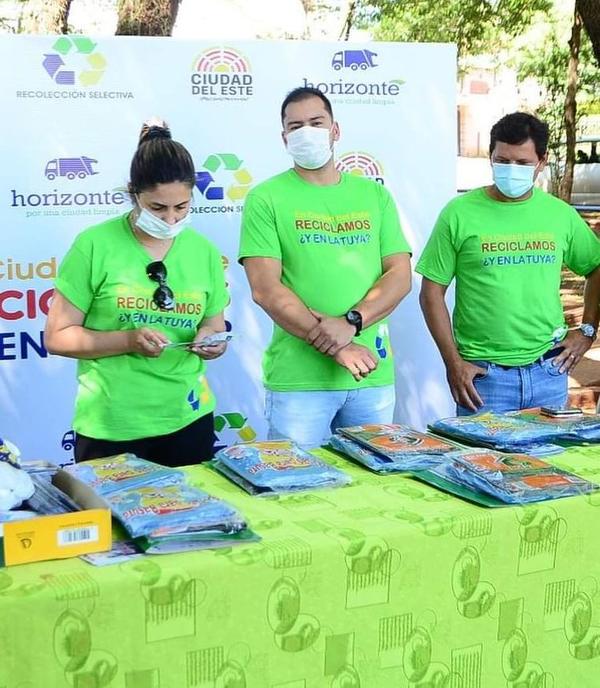 Con apoyo de Horizonte, comuna inicia plan piloto “En CDE Reciclamos”