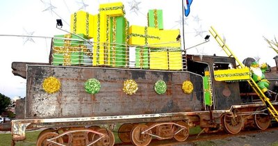 La Nación / La Navidad del Paraguay prende luces en la estación