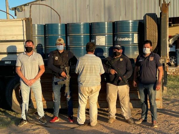 Incautan 16.000 litros de carga de precursores químicos en el Chaco