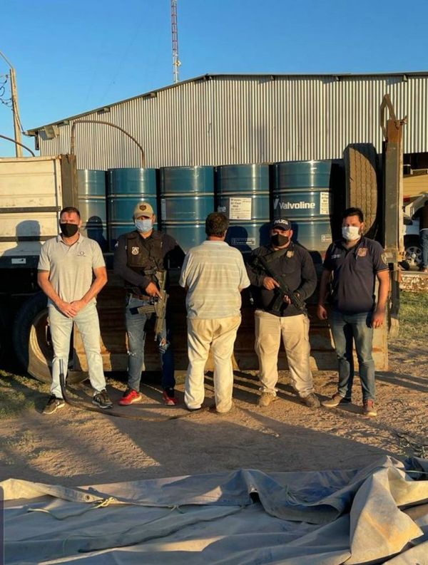 Incautan en el Chaco 16.000 litros de materia prima para elaborar drogas