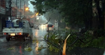 La Nación / Alerta de tormentas para Central y siete departamentos más