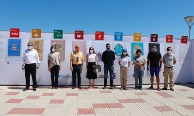 Artistas presentan mural de los ODS para generar conciencia social