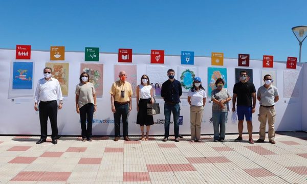 Artistas presentan mural de los ODS para generar conciencia social