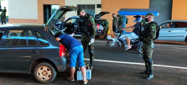 Ejército brasileño CONTROLA la frontera con Paraguay