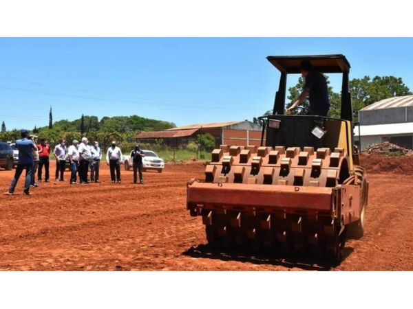 Se inicia obra de construcción del futuro parque industrial en Hohenau