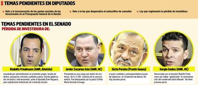 Legisladores postergan expulsiones y transparencia de “fondos sociales” - Nacionales - ABC Color