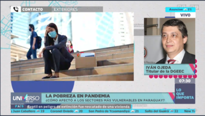 HOY / Iván Ojeda, director de la DGEEC, sobre los datos de pobreza en la pandemia