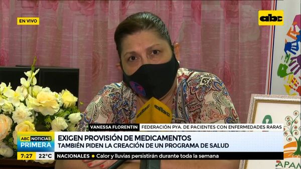 Federación de pacientes con enfermedades raras exige provisión de medicamentos - ABC Noticias - ABC Color