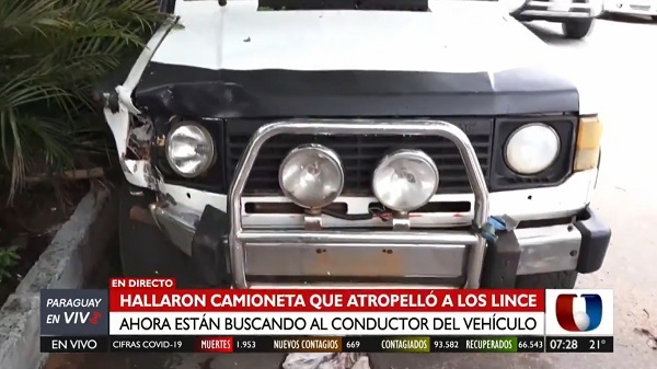 Hallan camioneta con la que atropellaron a agentes Lince