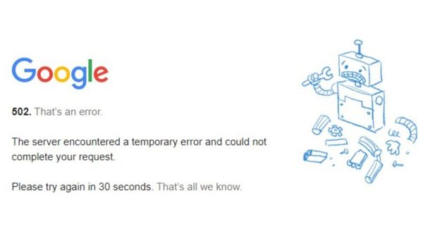 Cayó Google | OnLivePy