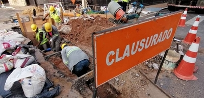 HOY / Prosiguen trabajos de red cloacal en Asunción
