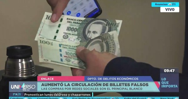 La Nación / Policía avisa que circulan billetes falsos por Market Place de Facebook