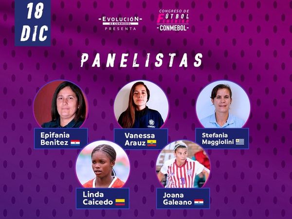 Congreso de Fútbol Femenino “que busca el desarrollo de las mujeres y niñas” - Fútbol - ABC Color
