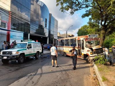 Accidente de colectivo afecta tránsito en zona de la Terminal