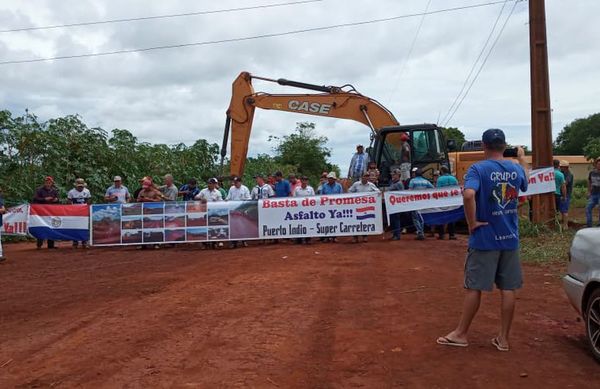 Cavan zanja para bloquear acceso a Puerto Indio   - ABC en el Este - ABC Color