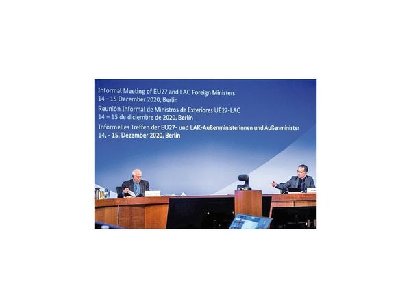 En reunión de cancilleres de la UE y ALC, canciller pide acceso equitativo a vacuna