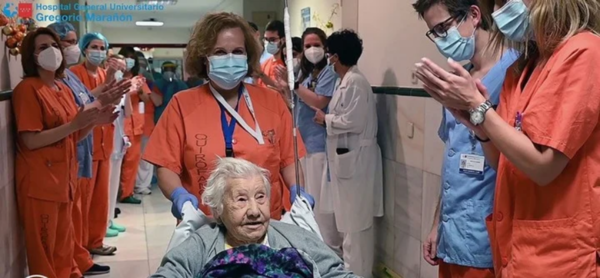 Abuela de 104 años venció al covid-19