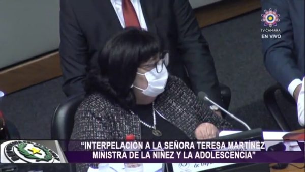 EN VIVO: Interpelación a Teresa Martínez, Ministra de Niñez | OnLivePy