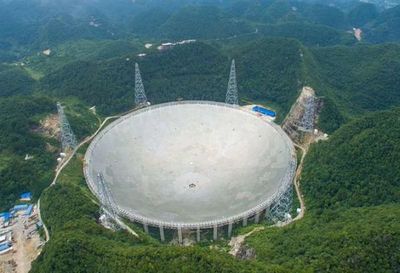 China inaugura en enero de 2021 el mayor radiotelescopio del mundo