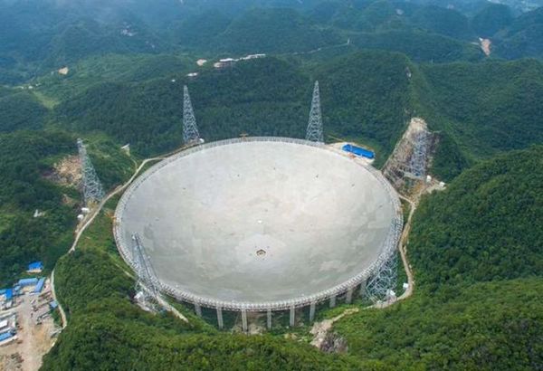 China inaugura en enero de 2021 el mayor radiotelescopio del mundo