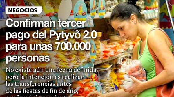 ▶¡Confirmado! Tercer pago del Pytyvõ 2.llegará a 700.000 personas