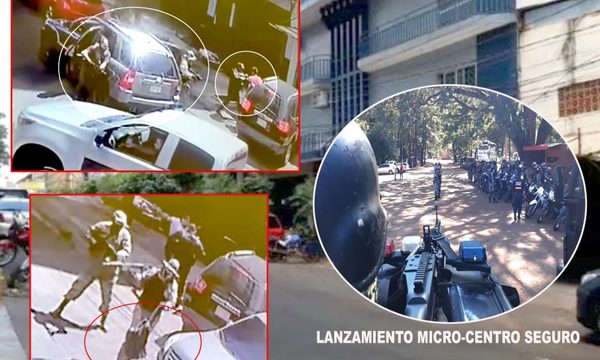 Policía Nacional libera centro de Ciudad del Este para que banda criminal robe G. 1.120.000.000 – Diario TNPRESS
