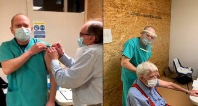 HOY / Médico connacional se vacuna contra covid en Inglaterra: “Vacunemos a los 7 millones de paraguayos”