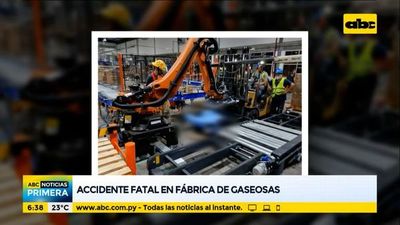 Accidente fatal en fábrica de gaseosas - ABC Noticias - ABC Color