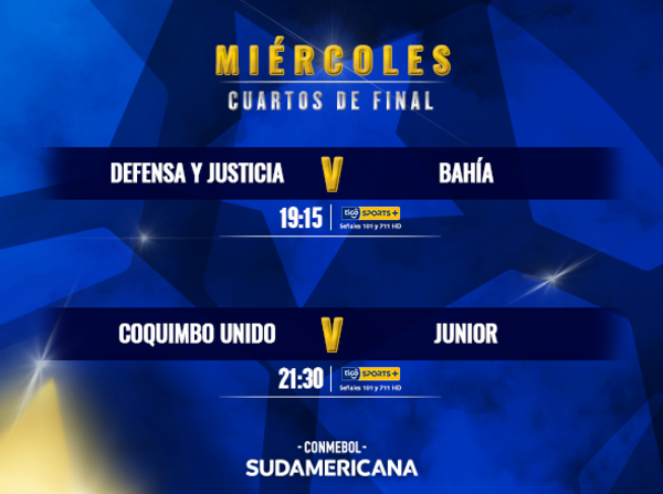 Los cuartos de la Sudamericana continúan con dos partidazos