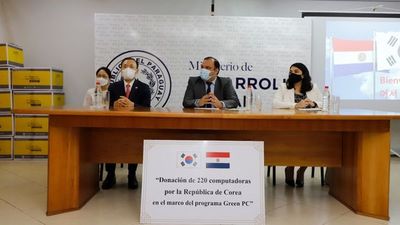 Corea dona 220 computadoras a instituciones gubernamentales, municipales y educativas para disminuir la brecha digital | .::Agencia IP::.