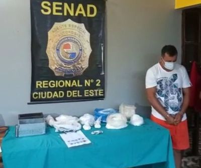 Incautan más de cinco kilos de cocaína en un allanamiento  - ABC en el Este - ABC Color