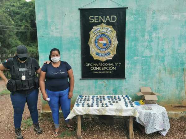 SENAD detuvo a distribuidora de drogas en Concepción