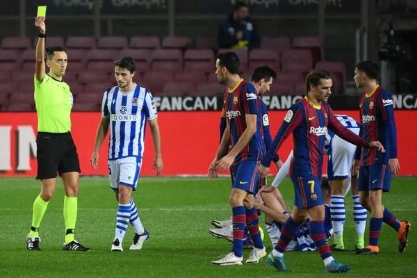 El Barça sufre y remonta a la Real Sociedad - Fútbol - ABC Color