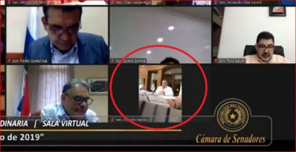 Video: Almuerzo entre Cartes, González Daher y senador Toño Barrios se filtra en sesión de Senado