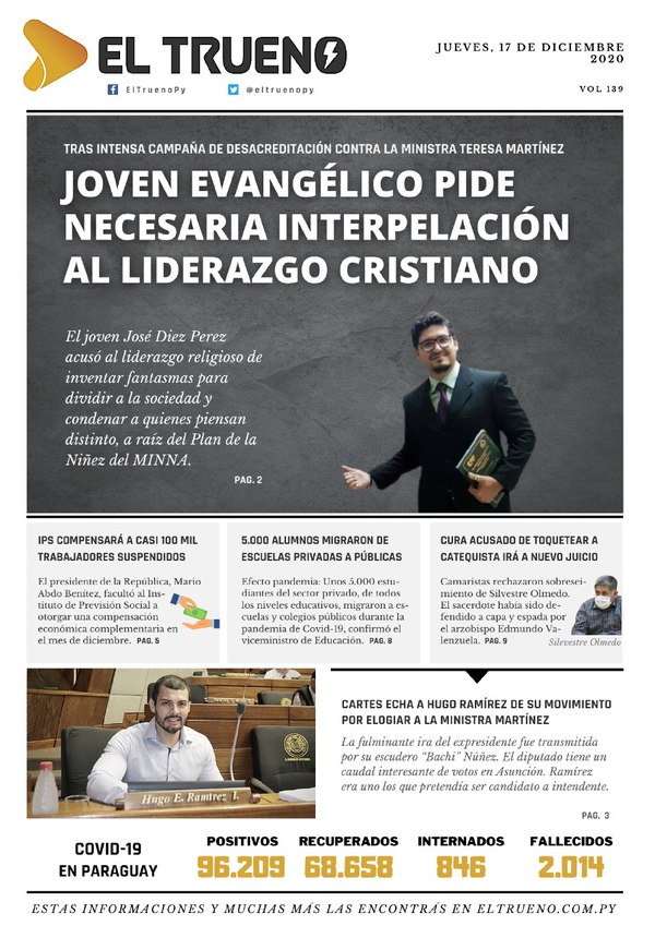 E-paper 17 de Diciembre 2020 - El Trueno