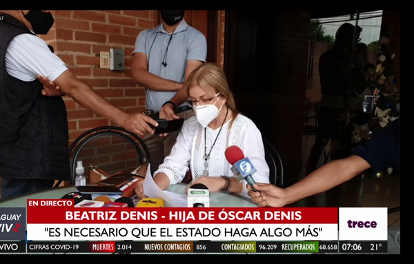 Beatriz Denis: “Son 100 días sin resultado alguno”