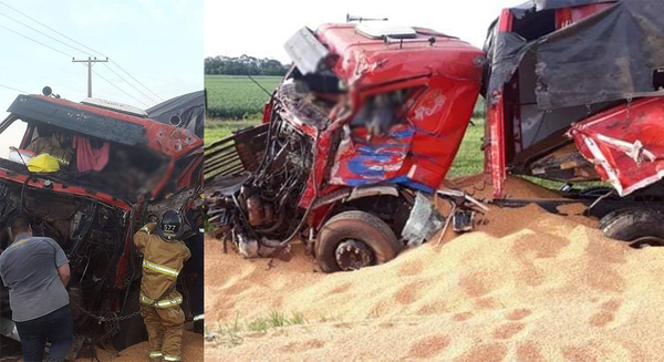 ALTO PARANÁ: DOS CAMIONEROS FALLECEN EN ACCIDENTE RUTERO