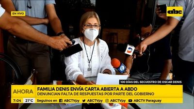 Familia Denis envía carta abierta a Mario Abdo y pide mediación de la Cruz Roja - ABC Noticias - ABC Color