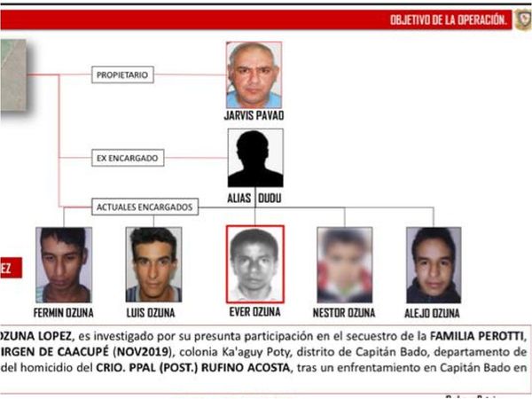 Operativo Sapukai: Desarticulan una banda de sicarios y traficantes