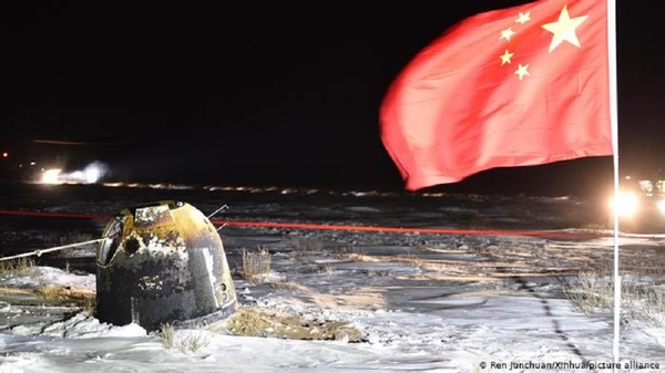 Sonda china Chang’e-5 regresó a la Tierra