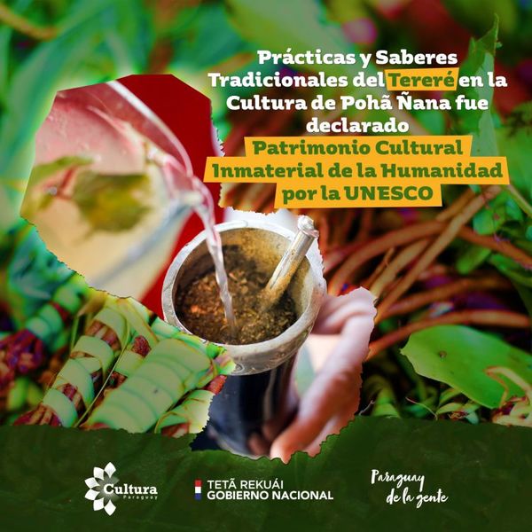 Declaran al Tereré como Patrimonio Cultural Inmaterial de la Humanidad