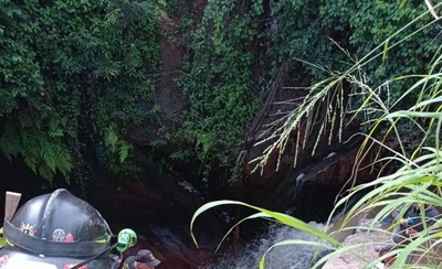 HOY / Hallan el cuerpo del motociclista arrastrado por el raudal
